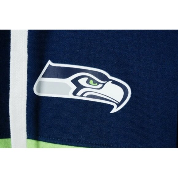 Seattle Seahawks Fanatics Women's Color Block Full-Zip Hoodie XSmall - Picture 5 of 10